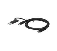 Lenovo HYBRID USB-C with USB-A, 4X90U90618, schwarz, 3 feet