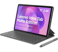 Lenovo Idea Tab - Display 11" 2.5K (2560x1600) 90Hz Paper-like, Processor Mediatek Dimenity 6300, RAM 8GB, Memory 128GB, WiFi 5, Tablet Android 15, Tab Pen + Folio Keyboard included - Luna Grey