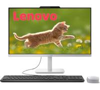 Lenovo IdeaCentre 23.8 Intel 8-Core i3-N305 AIO Desktop Computer with Office 365, 16GB DDR4 RAM, 1TB PCIe SSD, 24" FHD All-in-One, WiFi 6, BT 5.2, HDMI, RJ-45, Cream , Keyboard & Mouse, Win 11H
