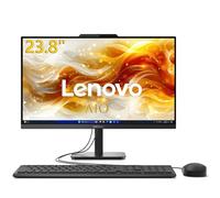 Lenovo IdeaCentre 24 AIO Desktop, 23.8" FHD IPS Display, Intel N100 4-Core, 32GB RAM, 1TB PCIe SSD, Wi-Fi 6, Bluetooth 5.2, Windows 11 Home, Keyboard & Mouse, Black