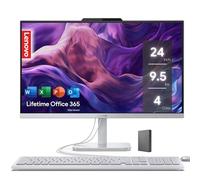 Lenovo IdeaCentre 24" FHD All-in-One Desktop Computer with Lifetime Office 365 for The Web • 16GB RAM • 1TB Storage (512GB SSD w/ 512GB External) • Intel Core • Wired Keyboard and Mouse • Windows 11