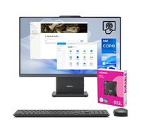 Lenovo IdeaCentre 27" AIO Desktop, FHD 100Hz Touchscreen, Intel Core i7-13620H, 64GB DDR5 RAM, 2TB SSD, Wireless Charging Pad, Wireless KB & M, Wi-Fi 6, Win11 Home, Bundle with ADATA 512 External SSD