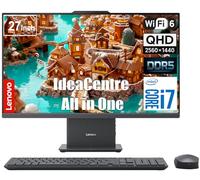 Lenovo IdeaCentre 27" All-in-One Desktop Computer, QHD Touchscreen Display (110Hz Refresh Rate), 10-Core Intel Core i7 13620H, 16GB DDR5 RAM, 1TB PCIe SSD, WiFi 6, RJ45, Win 11, Keyboard & Mouse
