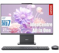 Lenovo IdeaCentre 27 Inch All-in-One Desktop, FHD Touchscreen Display (100Hz Refresh Rate), Intel 10-Core i7 13620H CPU, 64GB DDR5 RAM, 4TB PCIe SSD, WiFi 6, RJ45, Windows 11, Wireless KB & Mouse