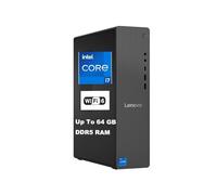 Lenovo IdeaCentre 8L SFF Tower Desktop Computer, Intel Core i7-14700 (20 Cores, 33MB Cache, Up to 5.3GHz), 32GB DDR5 RAM, 1TB SSD, Wi-Fi 6 & Bluetooth 5.2, Intel UHD Graphics 770, Wired KB & Mouse