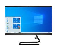 Lenovo IdeaCentre AIO 3, 24" All-in-One Computer, AMD Ryzen 3 4300U Mobile Processor, Integrated Graphics, 8GB DDR4, 256GB M.2 Name SSD, DVD RW Drive, Windows 10, F0EW005TUS, Business Black