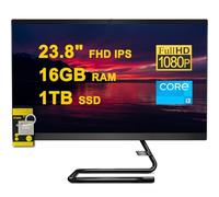 Lenovo IdeaCentre AIO 3 All-in-One Desktop 23.8" FHD IPS Anti-Glare Intel Quad-core i3-10100T 16GB RAM 1TB SSD Win10 w/ICP Accessory