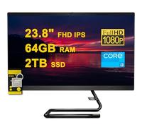 Lenovo IdeaCentre AIO 3 All-in-One Desktop 23.8" FHD IPS Anti-Glare Intel Quad-core i3-10100T 64GB RAM 2TB SSD Win10 w/ICP Accessory
