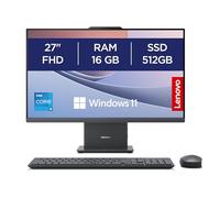 Lenovo IdeaCentre AIO Gen 9 | All-in-One Desktop PC | 27 inch Full HD | Intel Core i5-13420H | 16 GB RAM | 512 GB SSD | Wi-Fi 6 | Windows 11 Home | Wireless EOS Keyboard and Mouse | Luna Grey |