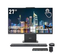 Lenovo IdeaCentre All-in-One Desktop, 27" FHD Touchscreen, Intel i7-13620H, 32GB DDR5, 1.28TB Storage(1TB SSD+288GB Docking Station Set), 5.0MP Camera, Wireless Mouse & Keyboard, Wi-Fi 6, Win 11, Gray