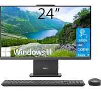 Lenovo IdeaCentre All-in-One Desktop Computer, 24" FHD Touch Screen, Intel Core i5-13420H 8-Core Processor, 16GB DDR5, 512GB SSD, Wi-Fi 6, HDMI In & Out