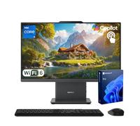 Lenovo IdeaCentre I All-in-One PC, 24" FHD 100Hz Touchscreen Display, Intel Core i5-13420H, 16GB DDR5 RAM, 1TB SSD, Wi-Fi 6, Win 11 Pro, Wireless KB & M, Business Integrated Desktop Computer, Black