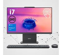 Lenovo IdeaCentre I Gen 9 27" QHD All-in-One, 100Hz Touchscreen, i7-13620H, 32GB DDR5 RAM, 2TB SSD, Wireless KB & Mouse, Wireless Charging Base, RJ-45, Wi-Fi 6, Windows 11 Home, Grey
