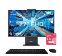 Lenovo IdeaCentre I Premium Business All-in-One, Next Gen AI, 27" FHD Touchscreen 100Hz, i5-13420H, 16GB DDR5 RAM, 1TB SSD, Wi-Fi 6, Wireless KB &M, W11H, Bundle with ADATA 64GB USB Flash Drive