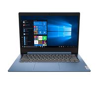 Lenovo IdeaPad 1 14.0" HD Laptop, Pentium Silver N5030, 4GB, 128GB SSD, Windows 10 S, Ice Blue