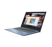 Lenovo IdeaPad 1 14ADA05 AMD 3000 3020E Laptop 35.6 cm (14") HD 4 GB DDR4-SDRAM 64 GB eMMC Wi-Fi 5 (802.11ac) Windows 10 Home in S mode UK English Blue