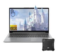 Lenovo IdeaPad 1 15.6" FHD Laptop, 15.6" FHD Touchscreen, Intel Core i3-1215U, 12GB RAM, 512GB PCIe SSD, SD Card Reader, HDMI, Wi-Fi 6, Win 11 Home, Grey, with ADATA 512 External SSD Bundle