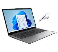 Lenovo Ideapad 1 15.6" HD Laptop | AMD Athlon Silver 7120U Processor | 4GB RAM DDR5| 128GB SSD | AMD Radeon Graphics | Windows 11 Home | Grey | Bundle with USB 3.0 Hub