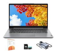 Lenovo IdeaPad 1 1i 14" Laptop with 1-Year Microsoft 365, Intel Processor, 12GB RAM, 128GB eMMC + 512GB SSD, SD Card Reader, Privacy Camera, Long Battery Life, with Accessories, Win 11 Home