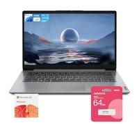 Lenovo IdeaPad 1 Daily/Student 14" HD Laptop, 12GB RAM, 484GB Storage(128GB eMMC + 512GB PCIe + 64GB USB), 1 Yr Office 365, Intel Core Processor, Win 11 Home, Bundle with UC310 64GB USB Flash Drive