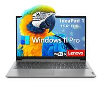 Lenovo IdeaPad 1 Laptop Computer for Business and Student, 15.6" FHD Display, Intel Dual Core Processor, 16GB DDR4 RAM, 256GB PCIe SSD, WiFi 6, Bluetooth 5.2, Type-C, Grey, Windows 11 Pro, AZ-XUT