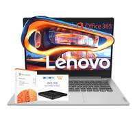 Lenovo IdeaPad 1 Laptop, Intel Pentium N5030 Processor, 14" HD Display, 628GB Storage(128GB SSD + 500GB External Drive), 4GB Memory, Windows 11 Home with MS Office 365 and External DVD Player