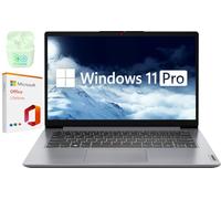 Lenovo IdeaPad 14" Essential Business Laptop Computer, 4GB RAM 1TB Storage (1TB SSD+64GB eMMC), Intel Dual Core Processor, Windows 11 Pro Included Microsoft Office Lifetime Suite, PLUSERA Earphones