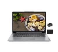 Lenovo IdeaPad 14 inch HD Display Laptop, Intel Celeron N4500 Processor, 8GB RAM, 128GB eMMC + 512GB SSD, Intel UHD Graphics, One-Year Microsoft 365, Windows 11 S, Cloud Grey, EAT Mouse Accessories