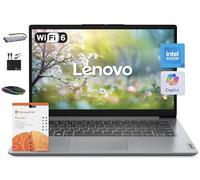 Lenovo IdeaPad 14" Laptop Computer 2025, 36GB RAM, 1.6TB Storage (1TB SSD +128GB eMMC +500GB Ext), Intel Core Processor, UHD Graphics, Long Battery WiFi-6, MarxsolAccessory, 1-Yr Office 365, Win 11
