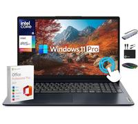 Lenovo IdeaPad 15.6" FHD IPS Touchscreen Laptop, Business AI Computer, Intel Core i5-1335U (10-Core Upto 4.6 GHz), 24GB RAM, 1TB Storage (512GB SSD+500GB Ext), MarxsolAccs, Win 11 Pro, Lifetime Office