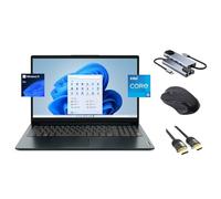 Lenovo IdeaPad 15.6" FHD Laptop, 10-Core i5-1235U, 16GB RAM, 1TB SSD, WiFi 6, WebCam, KeyPad, HDMI, Bluetooth, SD Card Reader, USB-C, 3-in-1 Essential Bundle, US Version KB, Win 11 Pro, Abyss Blue
