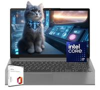 Lenovo IdeaPad 15.6 FHD Laptop w/Microsoft Office Lifetime License, AI-Powered Intel Core i7, Long Battery Life, Backlit KB, Fingerprint Reader, w/WOWPC Bundle, Win 11 Pro (16GB RAM | 2TB PCIe SSD)