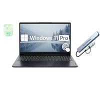 Lenovo IdeaPad 15.6” FHD Touchscreen Laptop, 16GB RAM 1TB Storage (512GB SSD+512GB Docking Station Set), 10-Cores Intel Core i5, Windows 11 Pro with Microsoft Office Lifetime Suite, PLUSERA Earphones