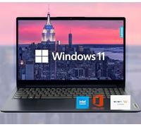 Lenovo IdeaPad 15.6" HD Anti-Glare w/ 1 Year Microsoft 365, 20GB RAM, 1.1TB SSD, Windows 11 Home, WiFi 6, HDMI, USB-C, Intel Processor, SD Card Reader, Up to 9.5 Hours Battery Life, w/WOWPC USB