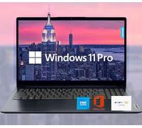 Lenovo IdeaPad 15.6" HD Anti-Glare w/ 1 Year Microsoft 365, 20GB RAM, 1.1TB SSD, Windows 11 Pro, WiFi 6, HDMI, USB-C, Intel Processor, SD Card Reader, Up to 9.5 Hours Battery Life, w/WOWPC USB