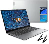 Lenovo IdeaPad 15.6-inch Laptop Computer - Anti-Glare FHD Display, i5-1235U Processor(beat i7-1135G7), 16GB RAM, 512GB SSD, 10H Long Battery Life, HD Webcam, Wi-Fi 6, Windows 11 Pro, with Laptop Stand