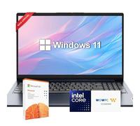 Lenovo IdeaPad 15.6 inch Laptop with Microsoft 365 for Student and Business | Intel Core | 12GB RAM | 256GB SSD + 128GB eMMC | 1TB Cloud Storage | 11HR Battery | Windows 11 | WOWPC Recovery USB