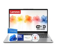 Lenovo Ideapad 15.6" Laptop with Microsoft 365 | Intel Dual-Core CPU | 2.5TB Storage (1TB OneDrive + 1TB SSD + 512GB External) | 12GB RAM | Wi-Fi 6 | 10HR Battery | Windows 11 | WOWPC 3-in-1 Bundle