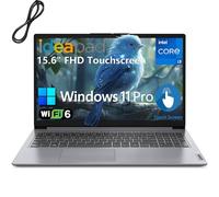 Lenovo IdeaPad 15.6" Touchscreen FHD Laptop Computer, Intel 6-Core Processor (Beat i5-1155G7), 40GB DDR4 RAM, 2TB PCIe SSD, WiFi 6, Bluetooth 5.2, Cloud Grey, Windows 11 Pro S, Wendbo Cable