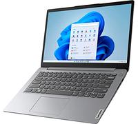 Lenovo Ideapad 1i 14.0" HD Laptop, Intel Celeron N4020 Dual-core Processor, 4 GB RAM, 64 GB eMMC+64GB Card, WiFi, Webcam, Bluetooth, HDMI, 1-Year Microsoft 365, Window 11, Cloud Grey,TGC Accessories