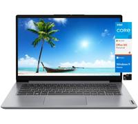 Lenovo IdeaPad 1i 14 Laptop, 14.0" HD Display, Intel Celeron N4020, 4GB RAM, (64GB eMMC + 256GB SSD) Storage, 1-Year Microsoft 365, WiFi 6, HDMI, Webcam, Bluetooth, Win 11 Home, Grey, TiTac Card