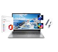 Lenovo Ideapad 1i 15.6" FHD Laptop, with Free Lifetime Microsoft Office 2024, Intel Core i5-1335U, 8GB RAM, 512GB SSD, Intel Iris Xe Graphics, Windows 11 Pro, Cloud Grey, Copilot, with USB Hub