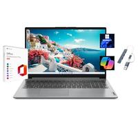 Lenovo Ideapad 1i 15.6" FHD Laptop, with Free Lifetime Microsoft Office 2024, Intel Core i5-1335U, 8GB RAM, 512GB SSD, Intel Iris Xe Graphics, Windows 11 Pro, Cloud Grey, Copilot, with USB Hub