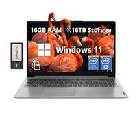 Lenovo IdeaPad 1i 15.6" FHD Touchscreen Laptop, Intel i3-1215U, 16GB RAM, 1.16TB Storage(1TB SSD+160GB Docking Station Set), Intel Iris Xe Graphics, Webcam, Dolby Audio, WiFi 6, Win 11, Gray