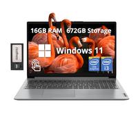 Lenovo IdeaPad 1i 15.6" FHD Touchscreen Laptop, Intel i3-1215U, 16GB RAM, 672GB Storage(512GB SSD+160GB Docking Station Set), Intel UHD Graphics, Webcam, Dolby Audio, WiFi 6, Win 11, Gray