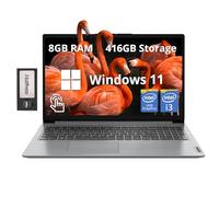Lenovo IdeaPad 1i 15.6" FHD Touchscreen Laptop, Intel i3-1215U, 8GB RAM, 416GB Storage(256GB SSD+160GB Docking Station Set), Intel Iris Xe Graphics, Webcam, Dolby Audio, WiFi 6, Win 11, Gray
