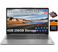 Lenovo IdeaPad 1i 15.6" HD Laptop (8GB RAM, 256GB SSD + 128GB eMMC, 1-Year Microsoft Office 365, Intel Celeron N4500) for Student, Home, Business, Numeric Keypad, HDMI, Wi-Fi 6, Win 11 Home in S Mode