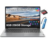 Lenovo IdeaPad 1i 15.6" HD Laptop (8GB RAM, 512GB SSD + 128GB eMMC, 1-Year Microsoft Office 365, Intel Celeron N4500) for Student, Home, Business, Numeric Keypad, HDMI, Wi-Fi 6, Win 11 Home in S Mode
