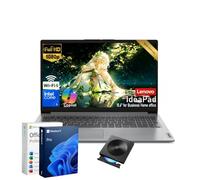 Lenovo IdeaPad 1i Laptop, 15.6" FHD Laptop Computer for Business & Student, Intel Core i5-1335U, 16GB RAM, 512GB SSD, 8-in-1 HUB & USB Flash Drive, Copilot AI, Windows 11, Cloud Gray