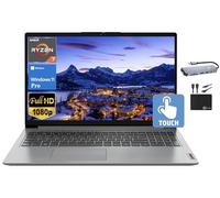 Lenovo IdeaPad 2024 Laptop, 15.6" FHD IPS Touchscreen, 8-Core AMD Ryzen 7 5700U (Beat i7-1180G7), 16GB RAM, 512GB SSD, Radeon Graphics, Webcam,WiFi 6, Long Battery, Win 11 Pro+MarxsolAccessory